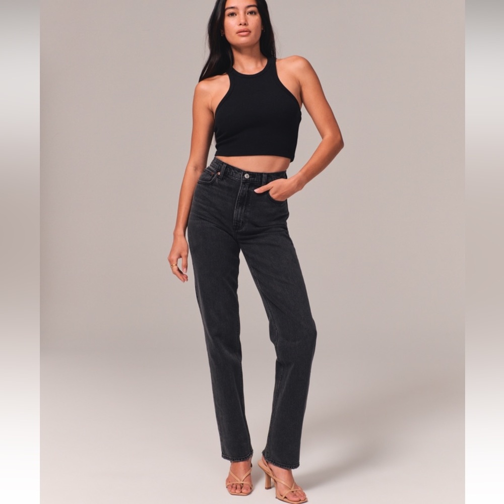 Abercrombie 90’s ultra high rise